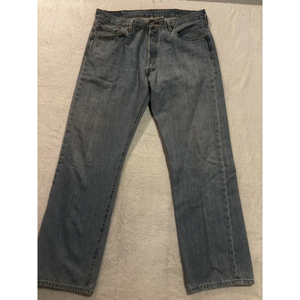 Vintage‎ Levis 501 Men's 90s Jeans 38x32 WPL-423 Y2K Paper Patch Button Fly XX
